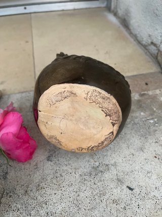 Figura cerámica gallina