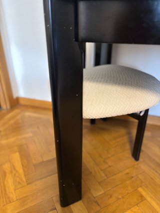 Mesa comedor extensible y 2 sillas