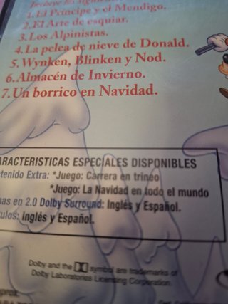 DVD Esperando la Navidad Disney Español