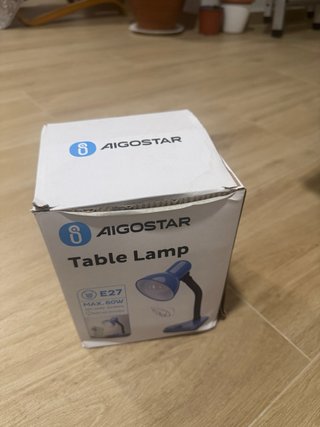 Lámpara de mesa Aigostar azul