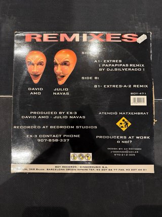 Vinilo Makina Remember EX-3 Extres Remixes