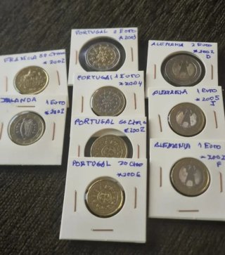 9 Monedas Euro + Regalo