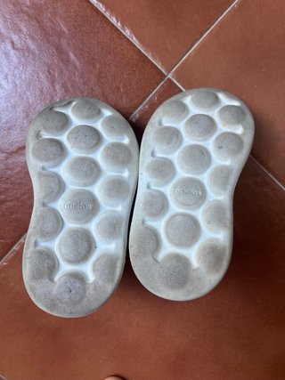 Zapatillas Adidas Blancas Rosas talla 23