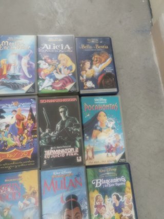Lote 24 Películas Infantiles VHS