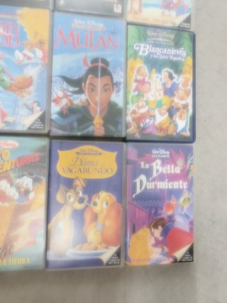 Lote 24 Películas Infantiles VHS
