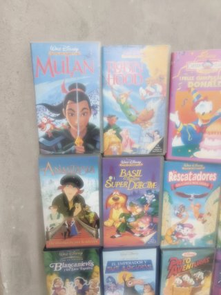 Lote 24 Películas Infantiles VHS
