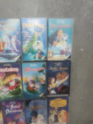 Lote 24 Películas Infantiles VHS