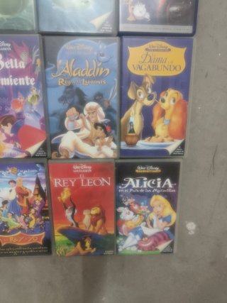 Lote 24 Películas Infantiles VHS