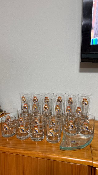 Set Vasos Real Madrid