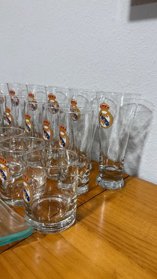 Set Vasos Real Madrid