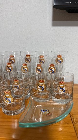 Set Vasos Real Madrid
