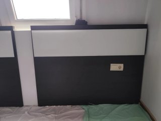 Cabecero, mesitas y canapé para cama de 150