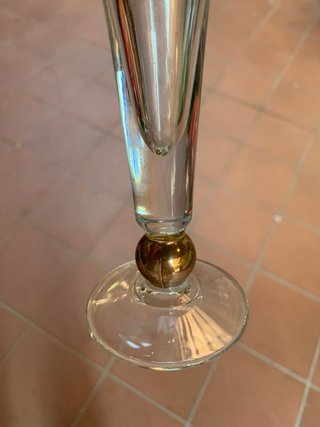 Set 6 flûte oro zecchino made in Italy