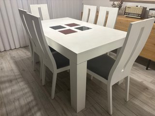 Mesa salon comedor y 6 sillas