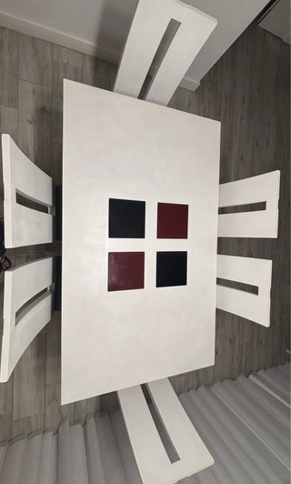 Mesa salon comedor y 6 sillas