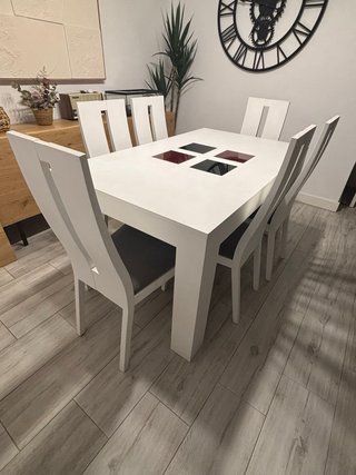 Mesa salon comedor y 6 sillas