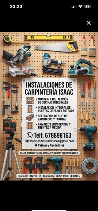 Instalaciones de Carpintería Isaac