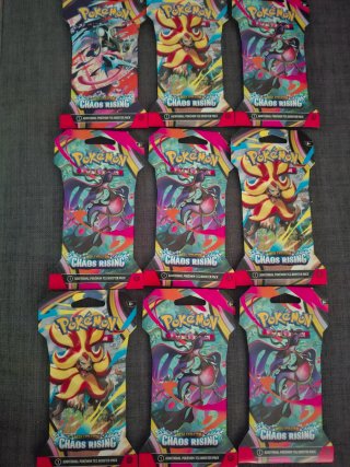 Pokémon TCG Chaos Rising Booster Packs