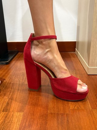 Tacones Rojos de Plataforma