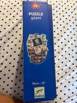 Puzzle Djeco Barco Pirata Gigante 36 Piezas