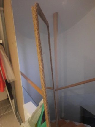 Espejo de pared madera y cristal