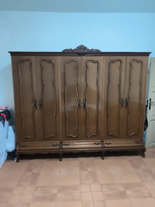 Armario vintage 6 puertas + 3 cajones