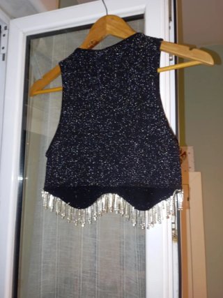 Top fiesta lentejuelas Zara