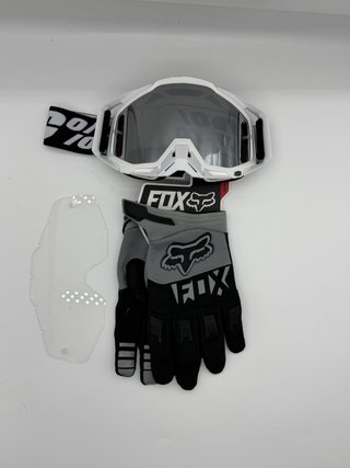 Gafas 100% y Guantes Fox Nuevos 144