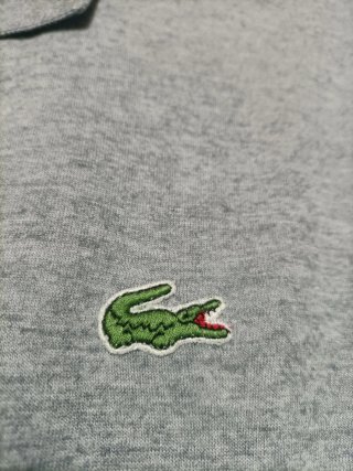 Camisa Lacoste Manga Larga Gris Talla M