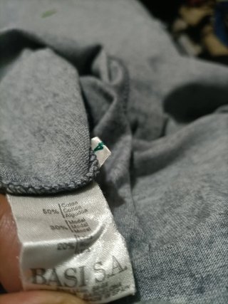 Camisa Lacoste Manga Larga Gris Talla M
