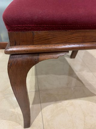 Conjunto 6 sillas madera maciza para salon rustico