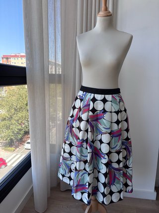Falda Liu Jo Midi Estampada Talla 40