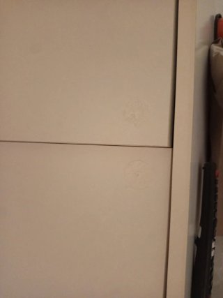 Zapatero blanco de madera