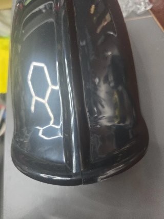 Guardabarros trasero de moto