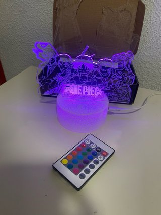 Lámpara LED 3D One Piece Luffy Zoro