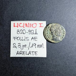 Moneda romana Licinio I 320-321 d.C. Arelate