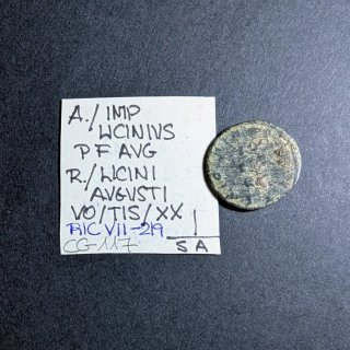 Moneda romana Licinio I 320-321 d.C. Arelate