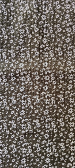 Falda larga floral.