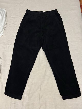 Pantalón pana Zara negro
