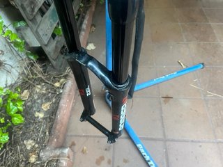 Cuadro Bicicleta Dirt Spank Azul