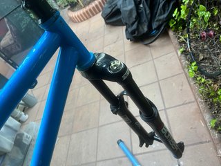 Cuadro Bicicleta Dirt Spank Azul