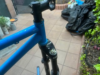 Cuadro Bicicleta Dirt Spank Azul