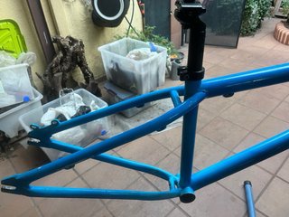 Cuadro Bicicleta Dirt Spank Azul