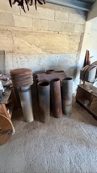 Chimenea de hierro para leña