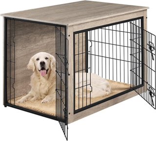 Mueble Jaula Perro/Gato Gris 69cm madera