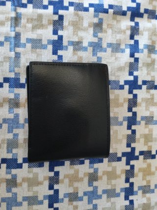 Portafoglio uomo nero con aquila