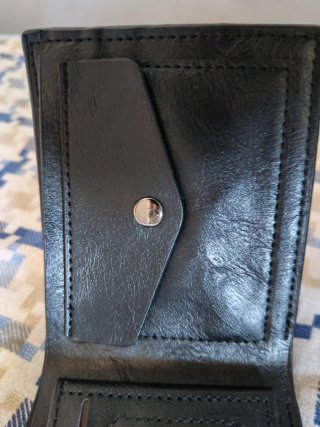 Portafoglio uomo nero con aquila