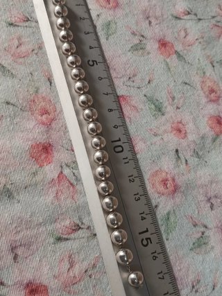 Pulsera Bolas Plata de Ley