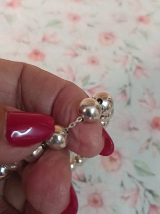 Pulsera Bolas Plata de Ley