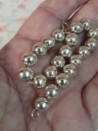 Pulsera Bolas Plata de Ley